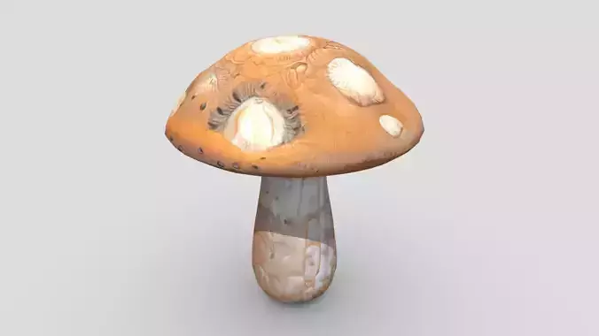 CC0 - Mushroom 2 Free low-poly 3D model
