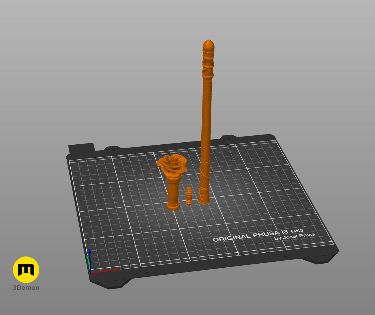 Aurelie Dumont wand 3D print model_4