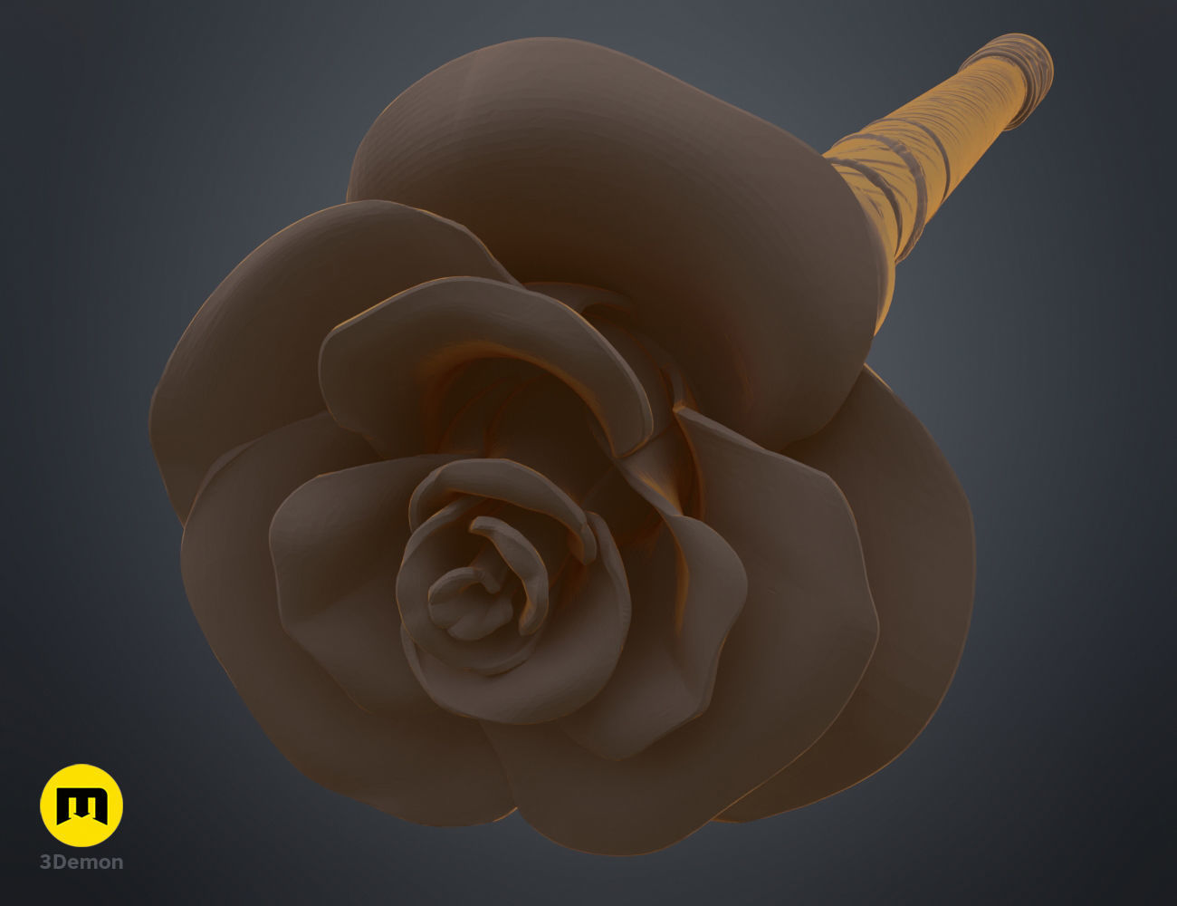 Aurelie Dumont wand 3D print model_9