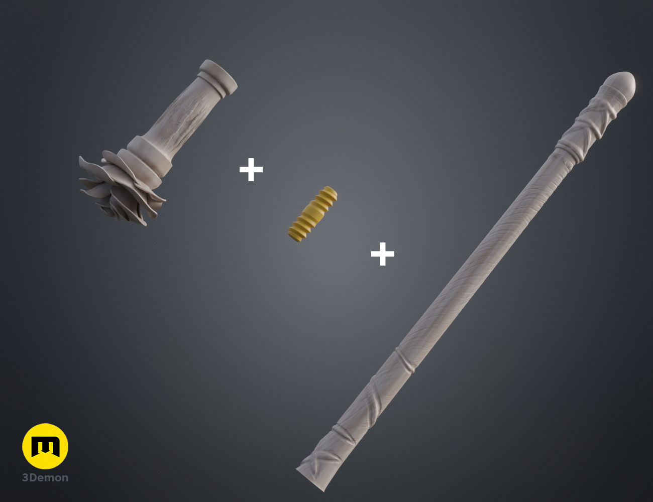 Aurelie Dumont wand 3D print model_6