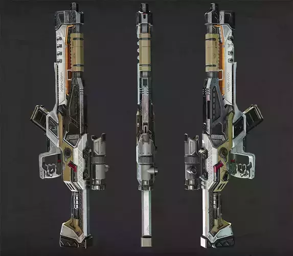 Futuristic Assault Rifle