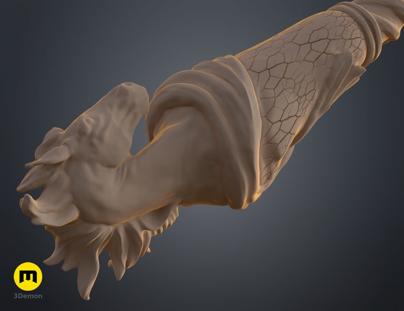 Vincent Duc wand 3D print model_7