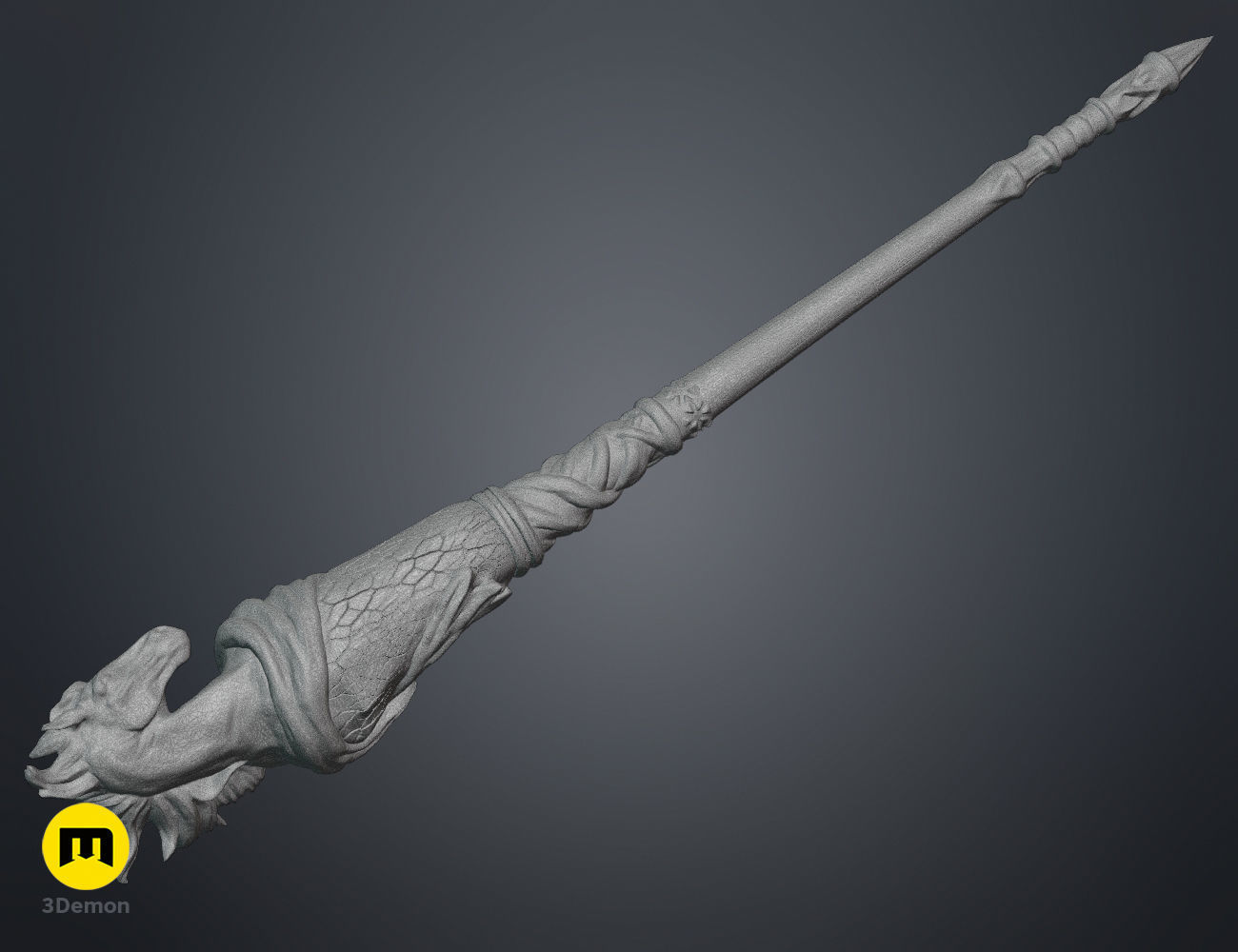 Vincent Duc wand 3D print model_9