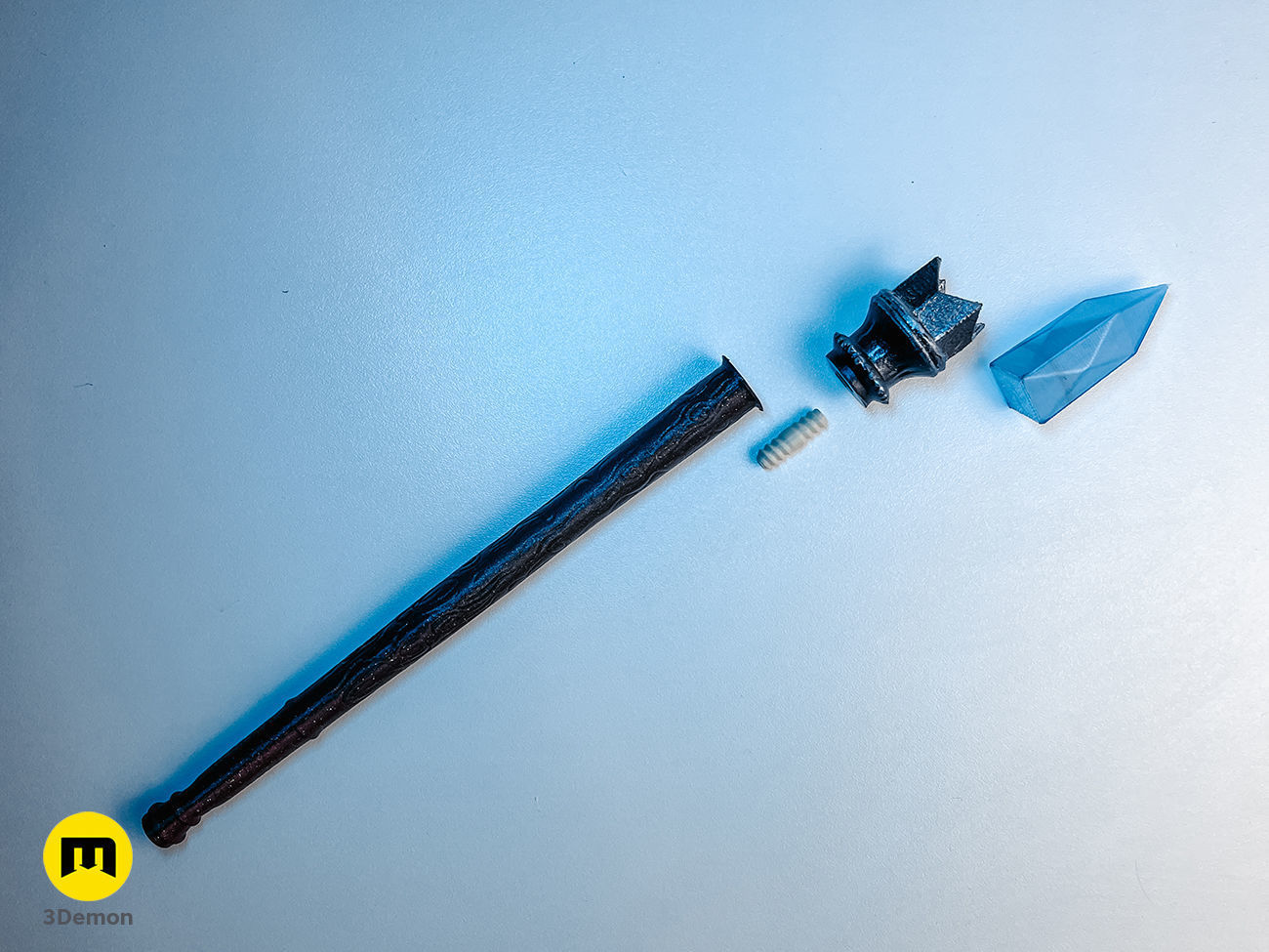 Davet Dumont wand 3D print model_1