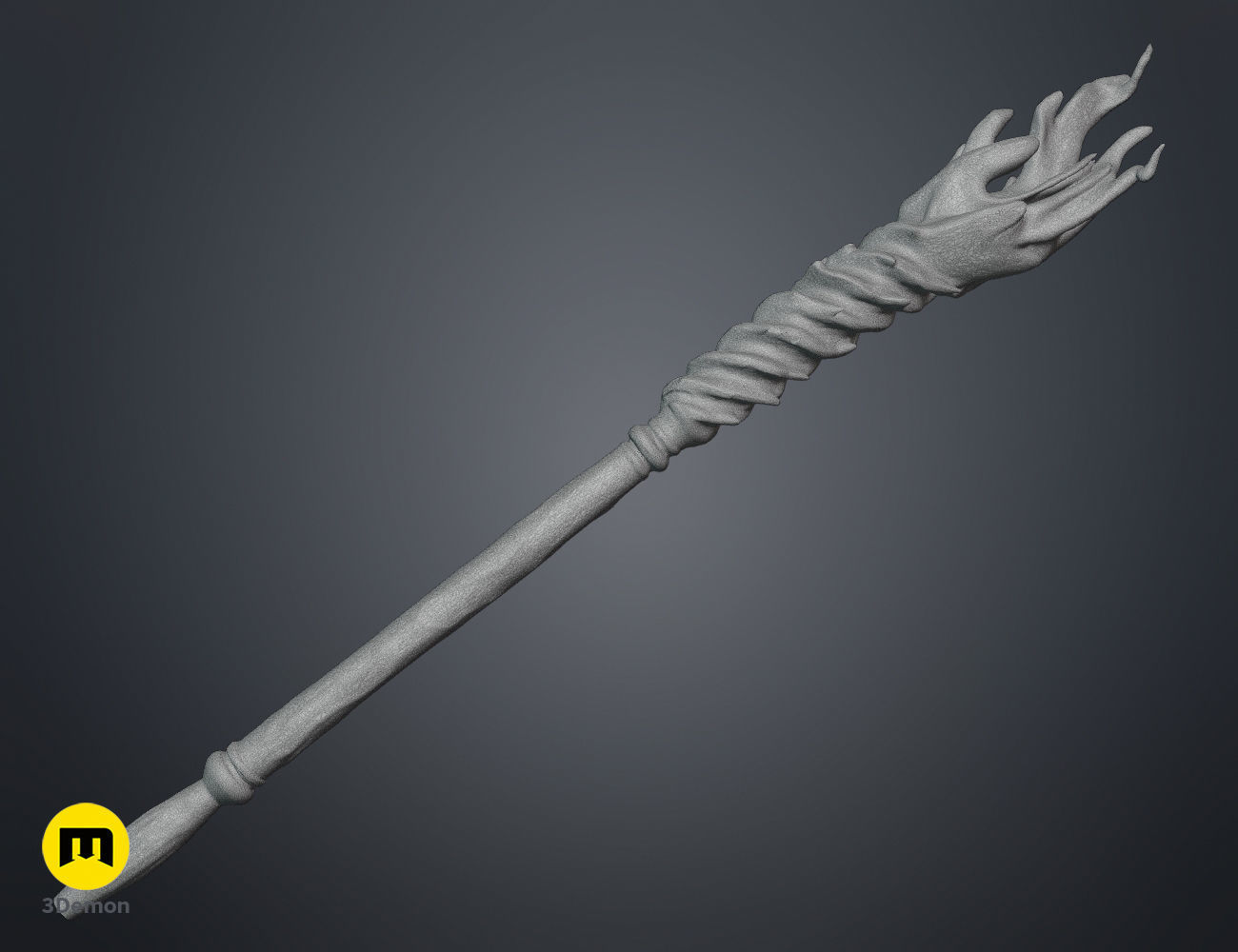 Cybele Peltier wand 3D print model_8