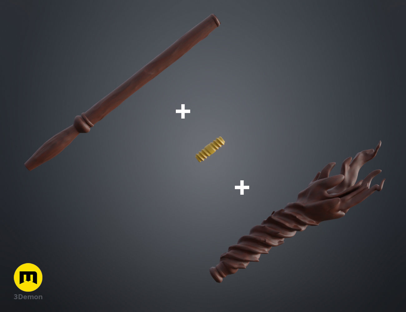 Cybele Peltier wand 3D print model_6