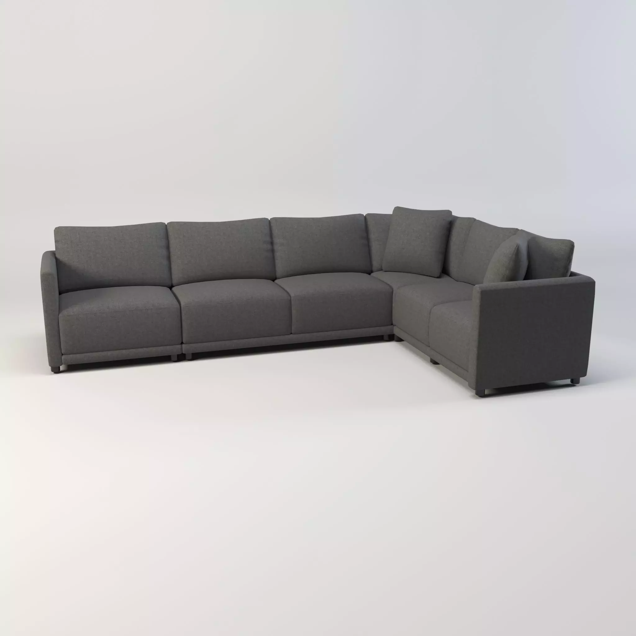 Modern Classic Living Room Sofa Low-poly 3D model