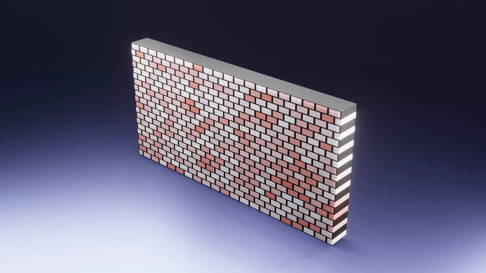 Brick Wall Free 3D model