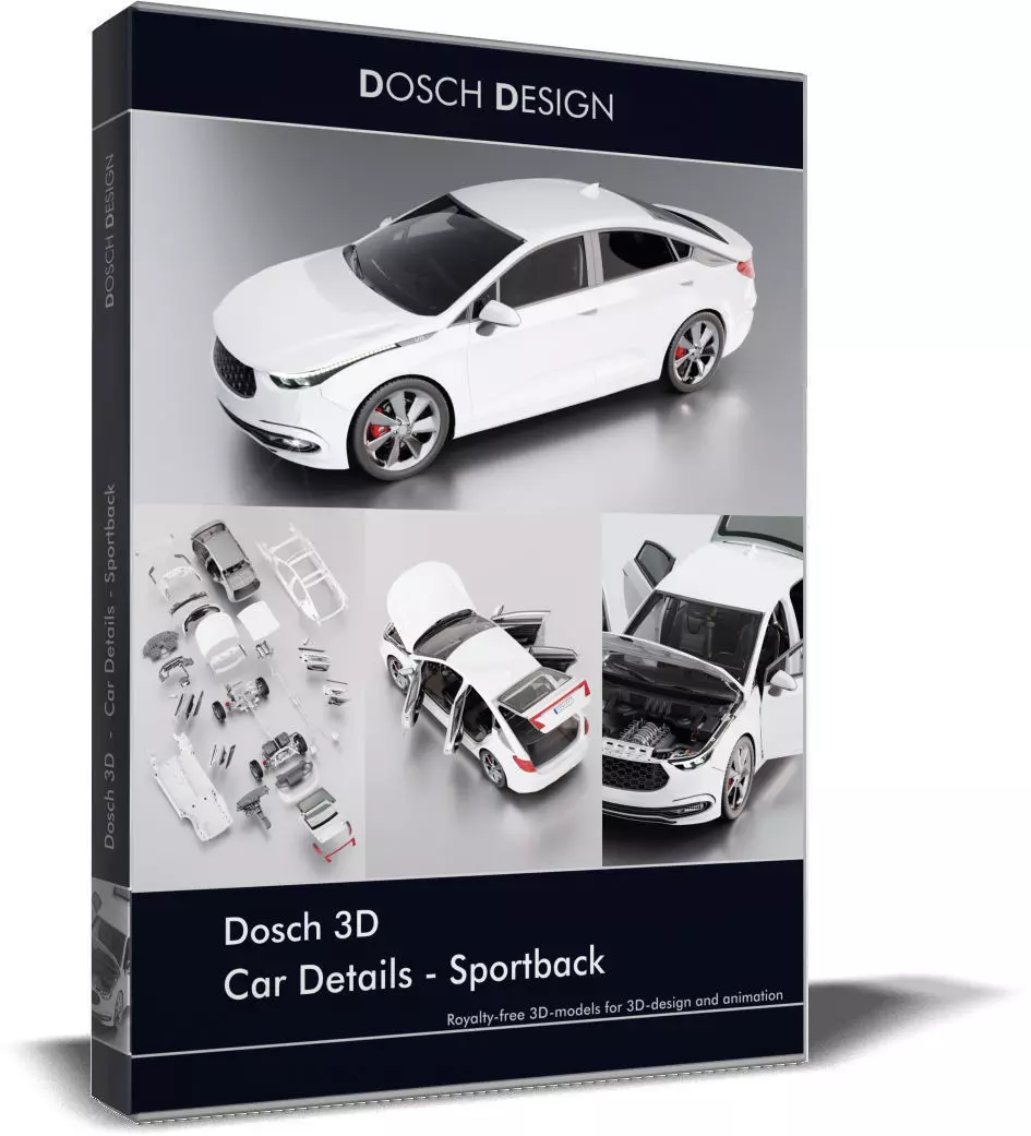 Dosch 3D - Car Details - Sportback 3D model_0