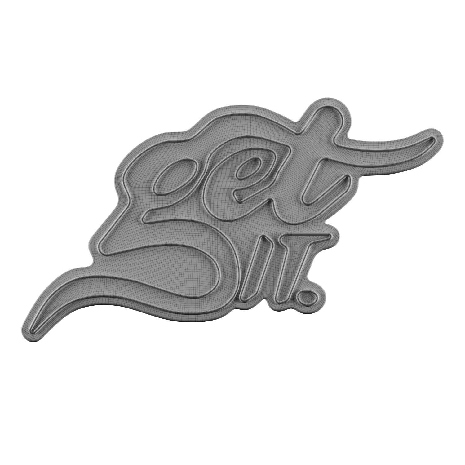 Get It Neon Sign 3D model_2