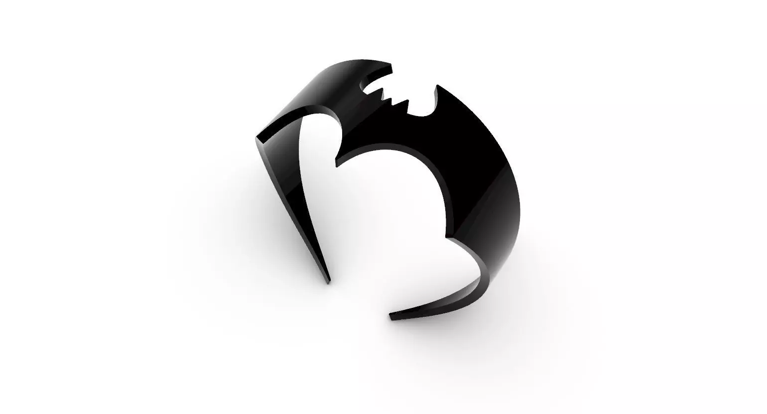 Bataring - Batarang Ring 3D print model