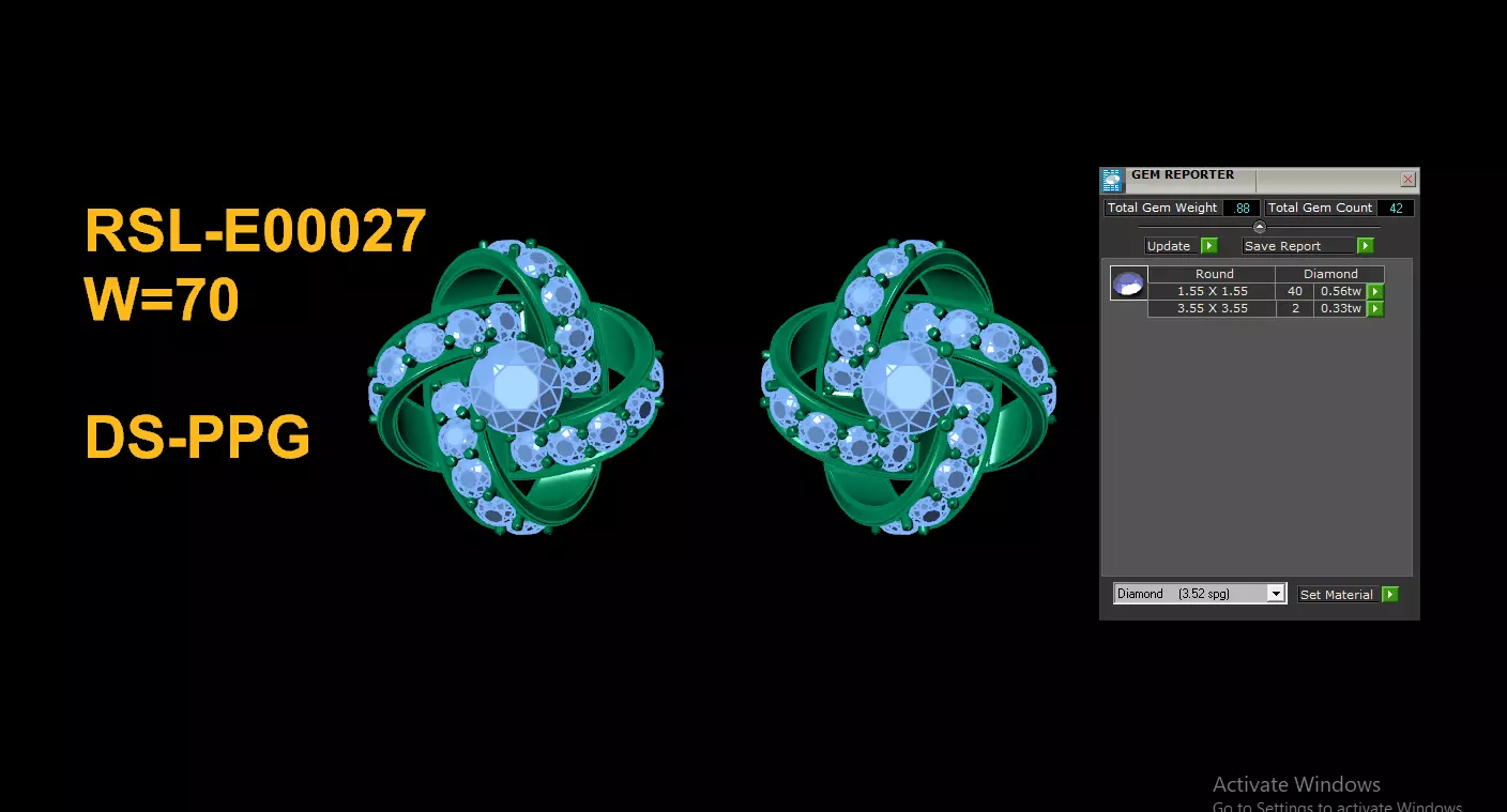 Fantastic Earring really popular in Asia Free 3D print model