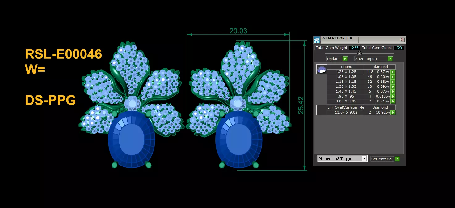Fantastic Earring really popular in Asia Free 3D print model
