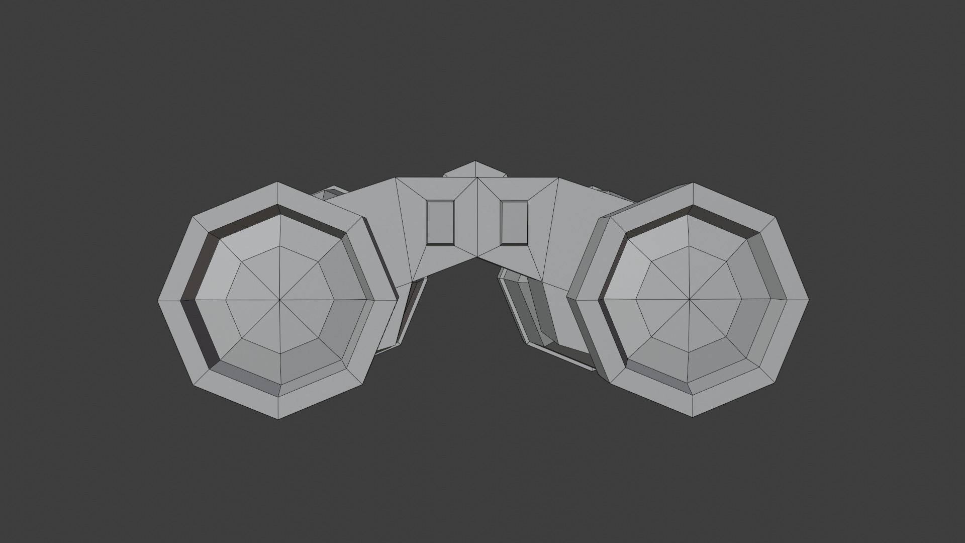 Binocular - Hand Painted 3D model_10