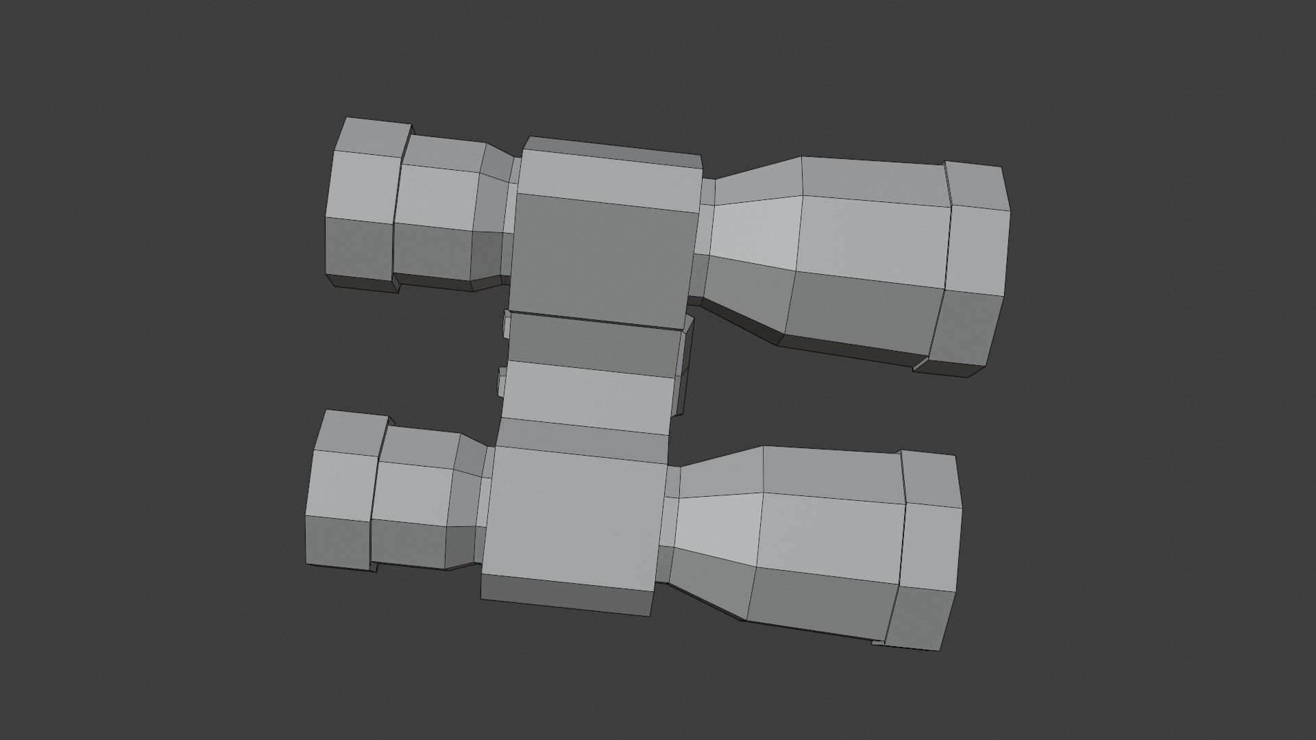 Binocular - Hand Painted 3D model_8