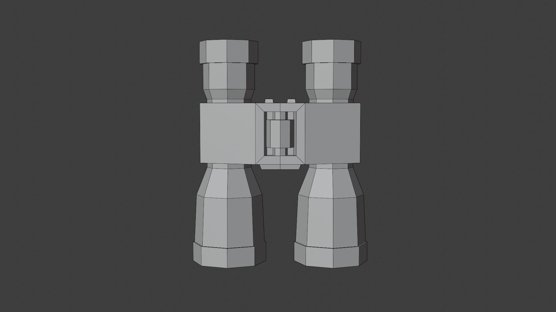 Binocular - Hand Painted 3D model_6