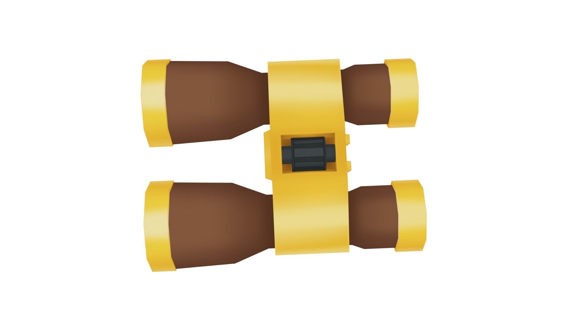 Binocular - Hand Painted 3D model_1