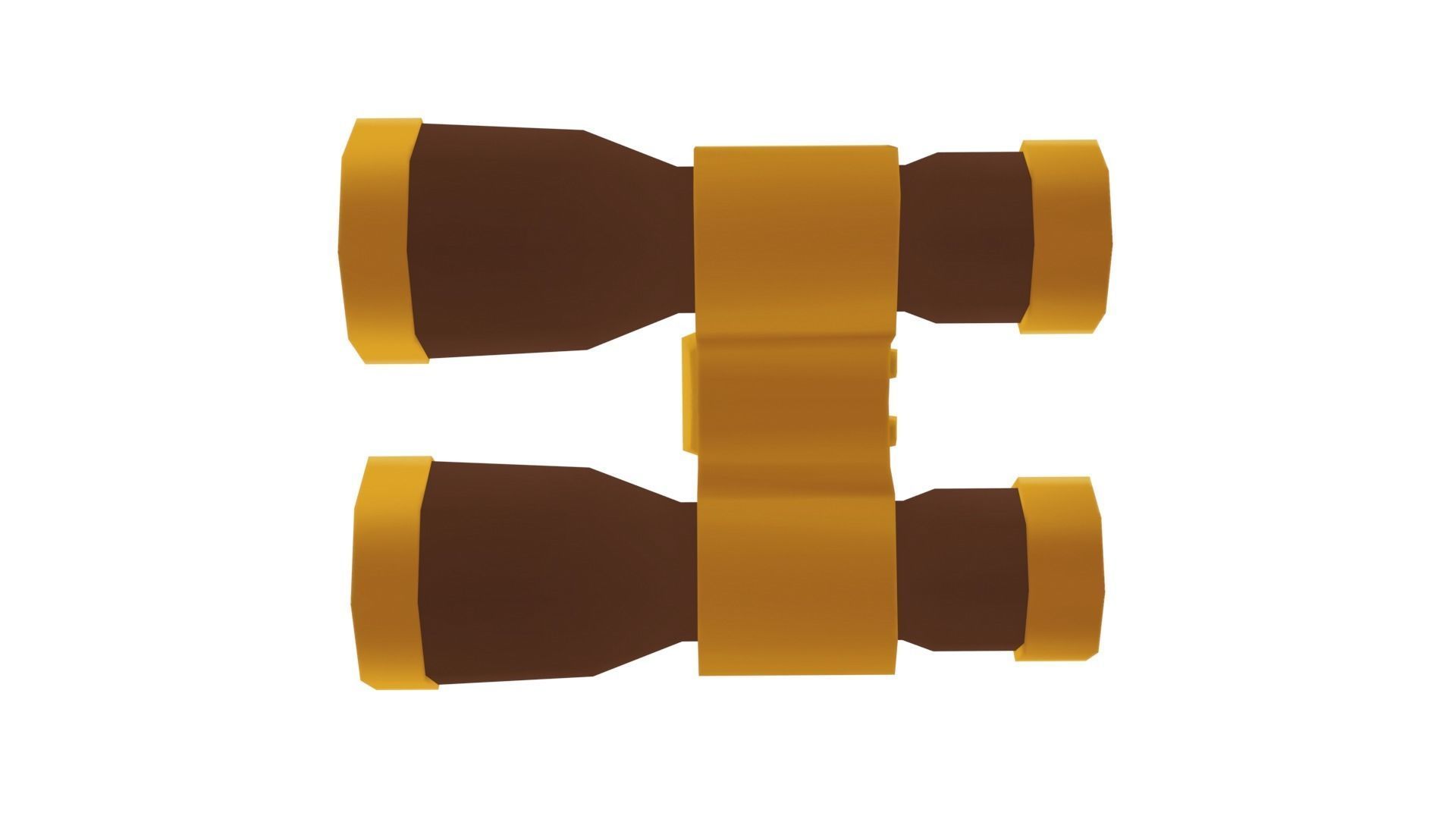 Binocular - Hand Painted 3D model_2