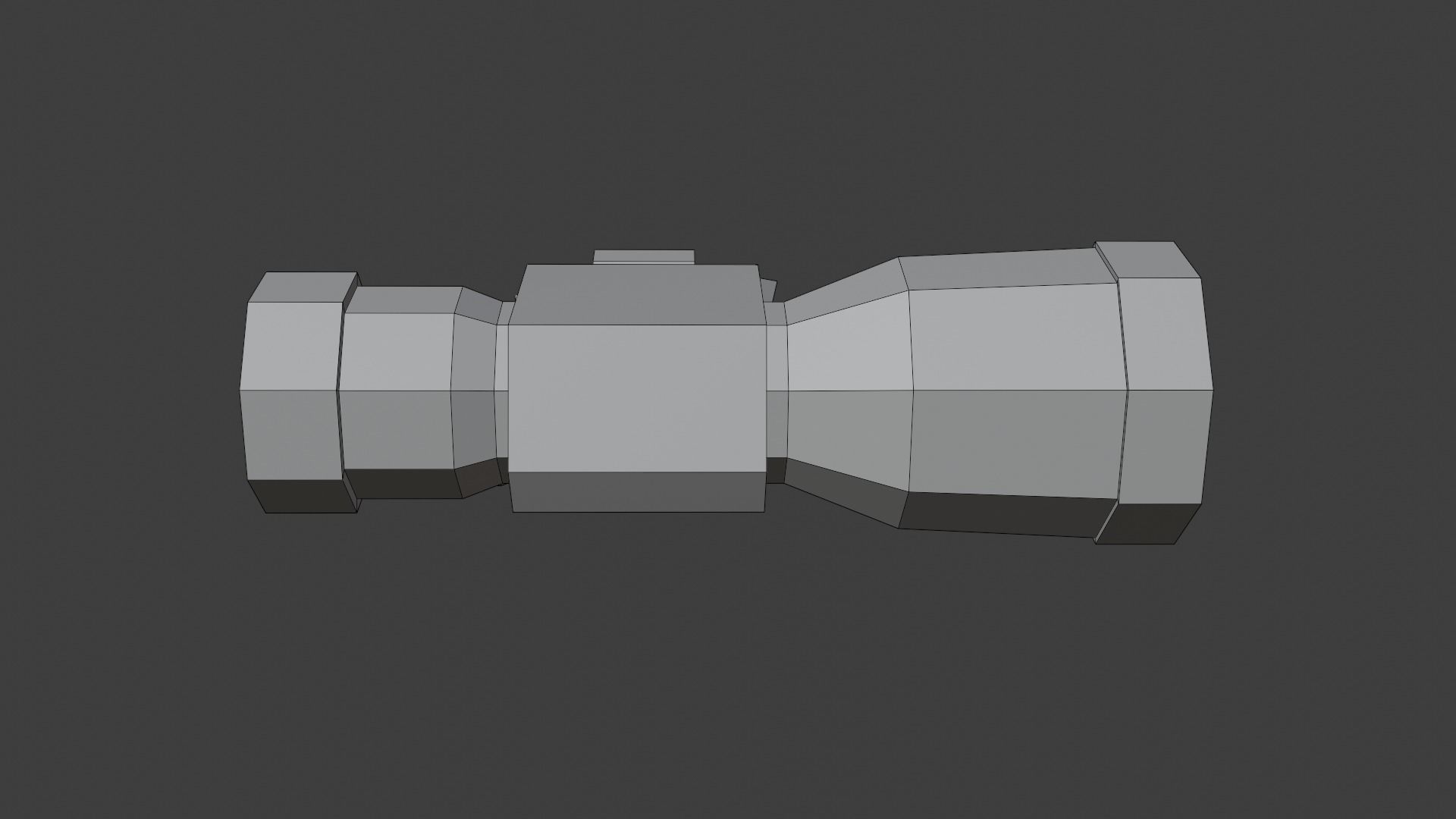 Binocular - Hand Painted 3D model_9