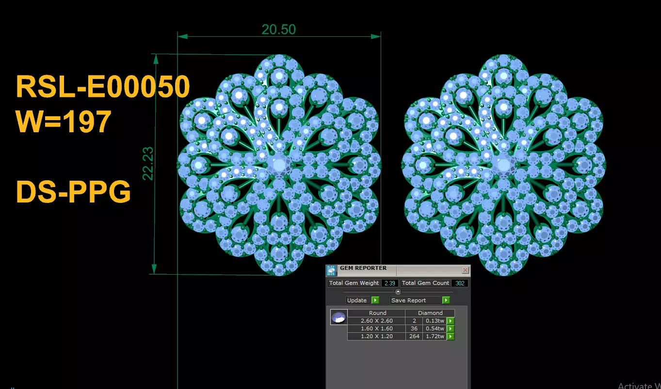 Fantastic Earring really popular in Asia Free 3D print model