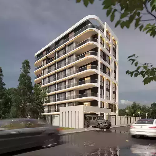 Apartment Design 2 Exterior 3D model 3D model Apartment Design 2 Exterior 3D model 3D model