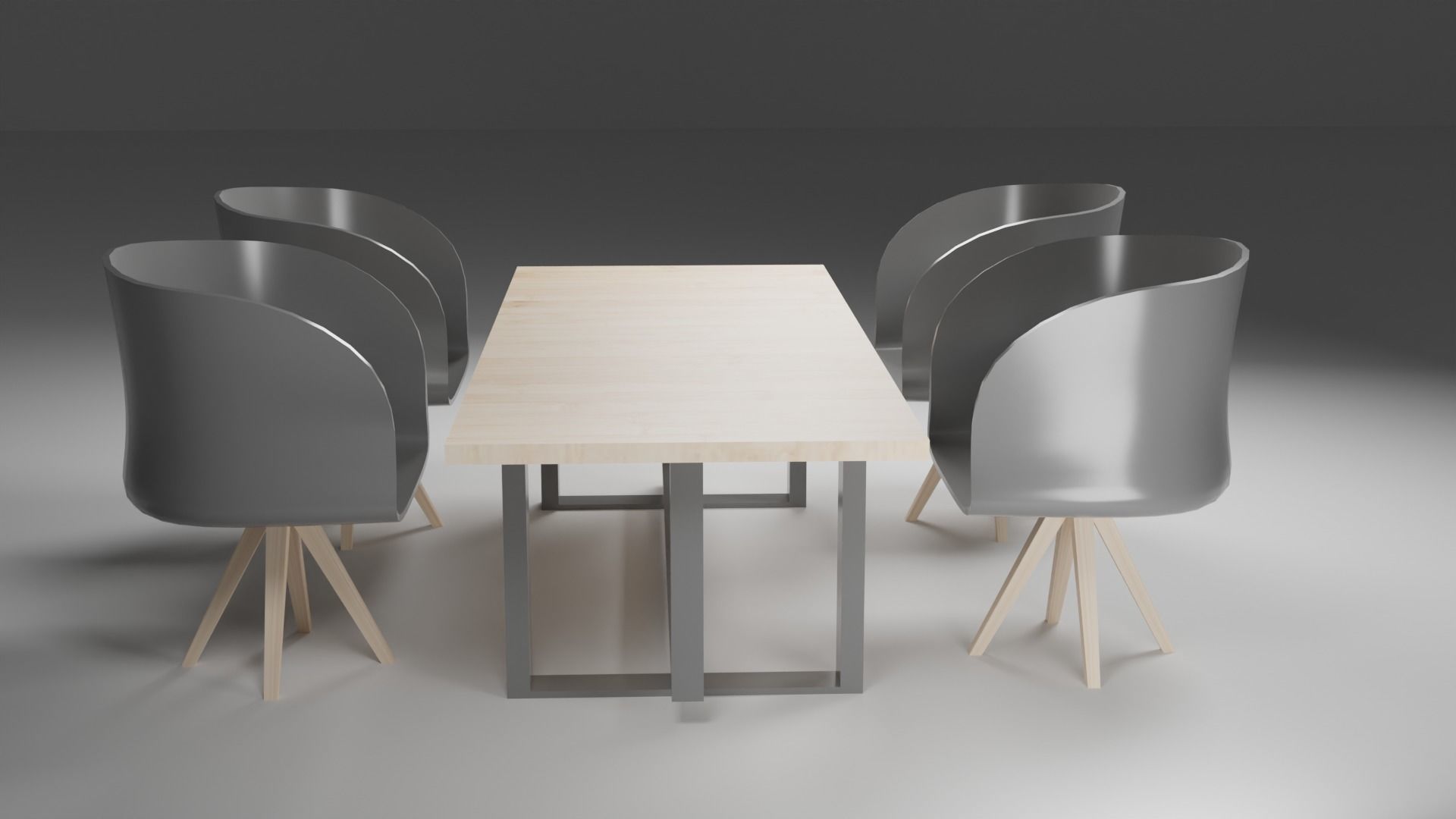 3D model Modern Dinning Table 3D Model VR / AR / low-poly | CGTrader