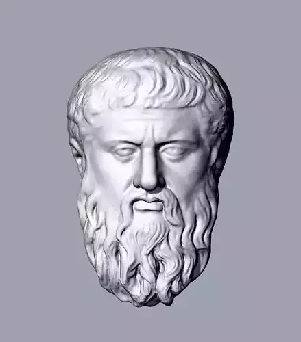 Plato Platon   bas relief 