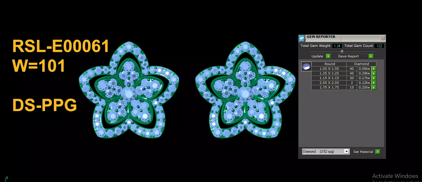 Fantastic Earring really popular in Asia Free 3D print model_0