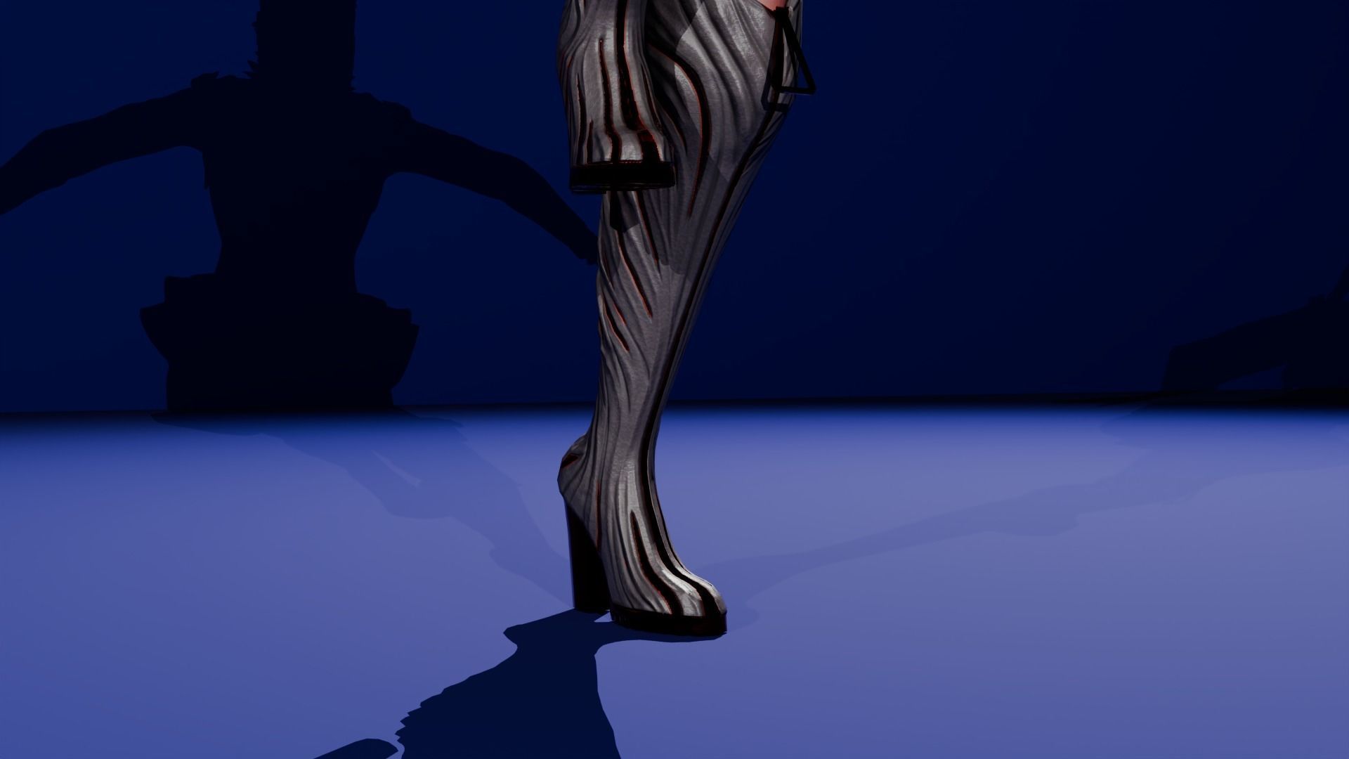 Loba from Apex legends fully rigged with multiple skins Low-poly 3D model_1