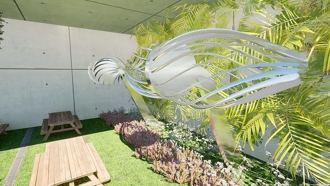 Garden Sculpture Free 3D print model