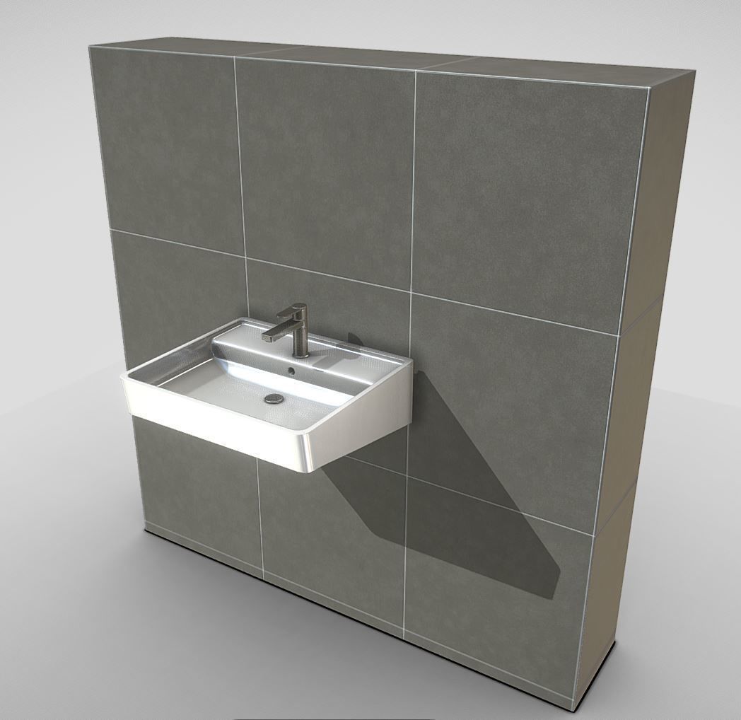 Bathroom Interior Package 2 3D Model Collection_52