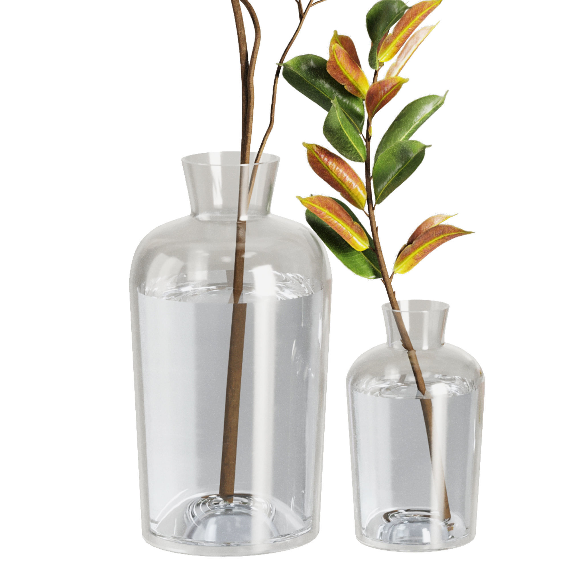 Dry Branches Bouquet20 3D model_5