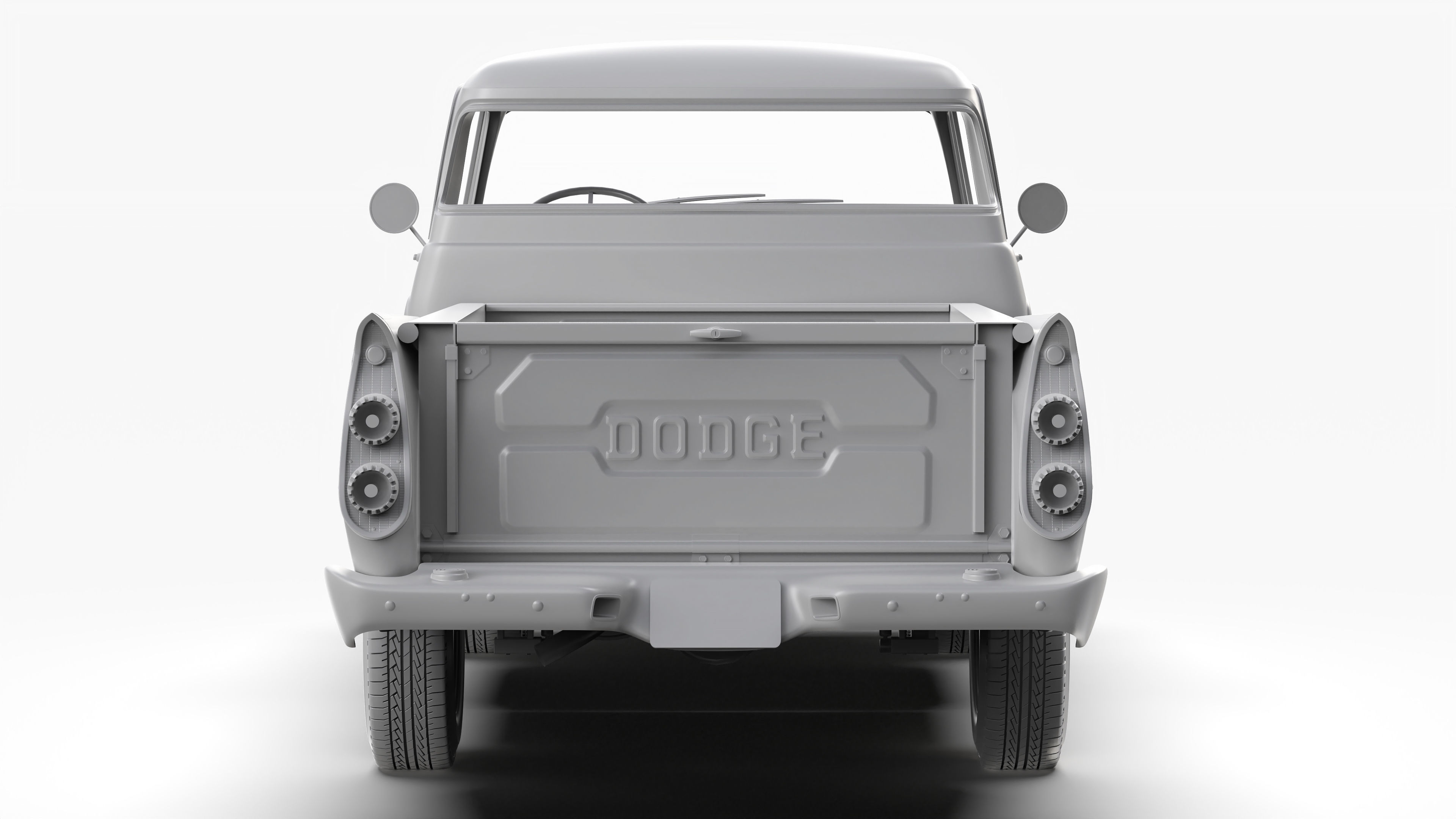 Dodge D100 Sweptside 1958 3D model_14