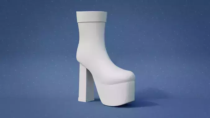 Hippy Style Boot 3D print model