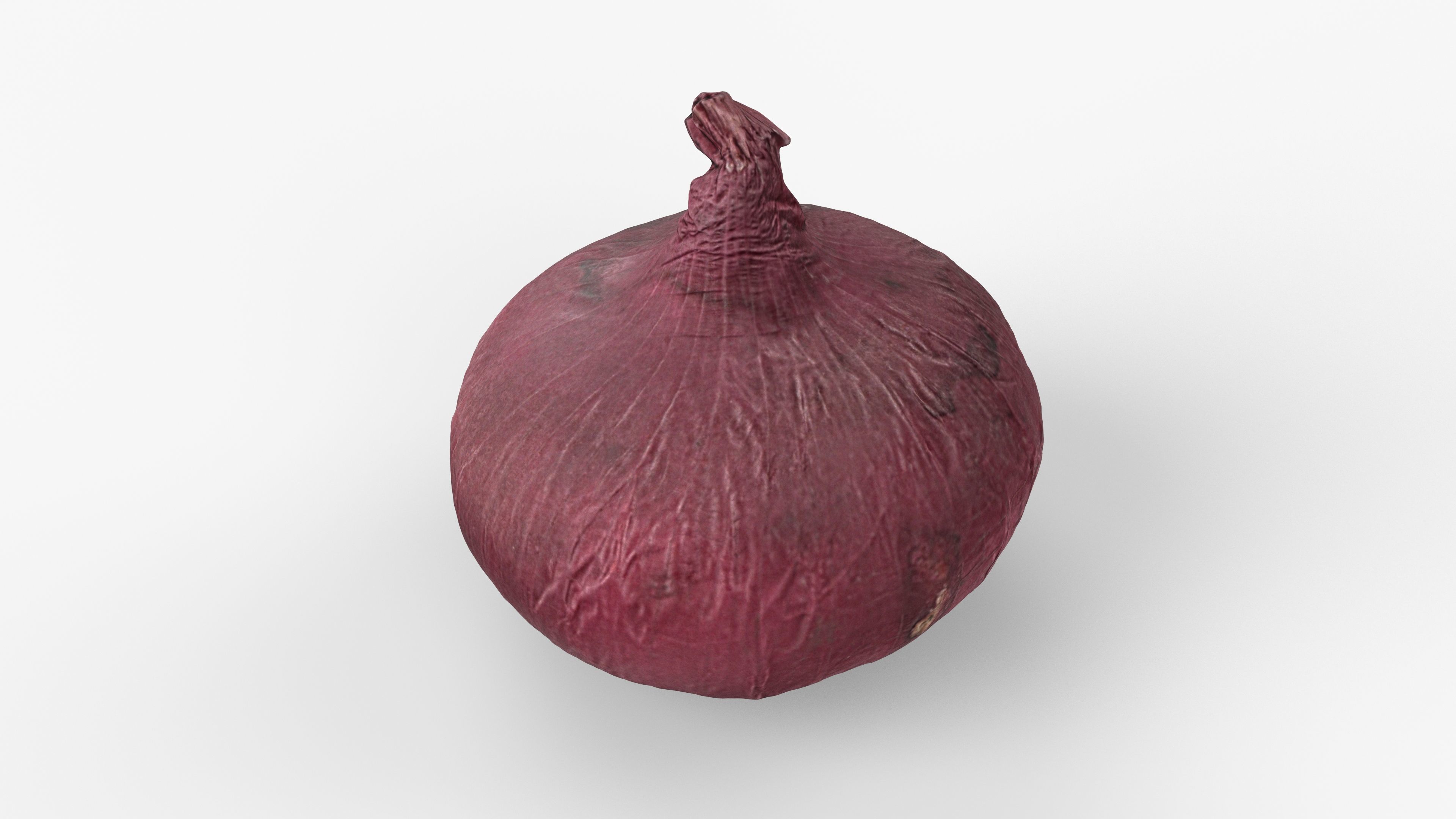 Photorealistic 3D scan of onion Low-poly 3D model_1