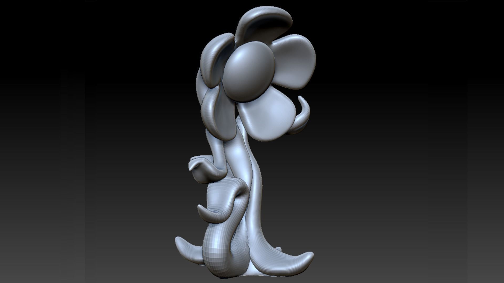 Living Flower 3D print model_1