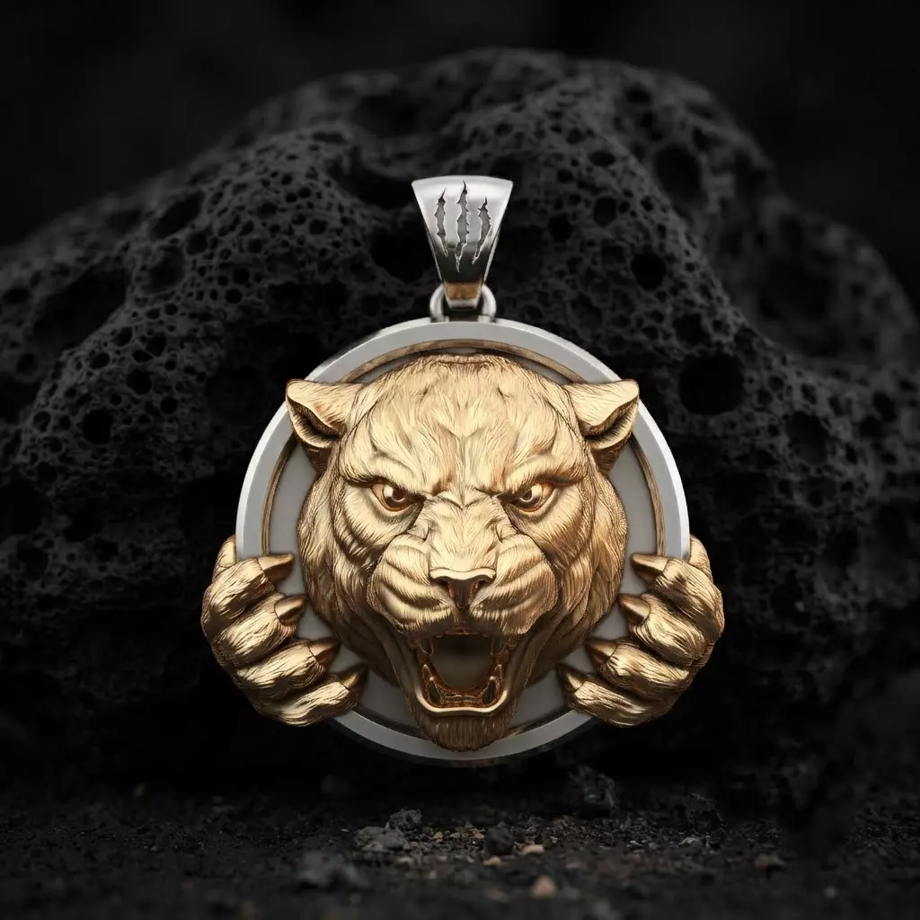 Panthere Pendant 3D print model