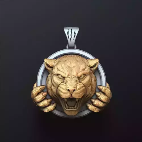 Panthere Pendant  3D print model