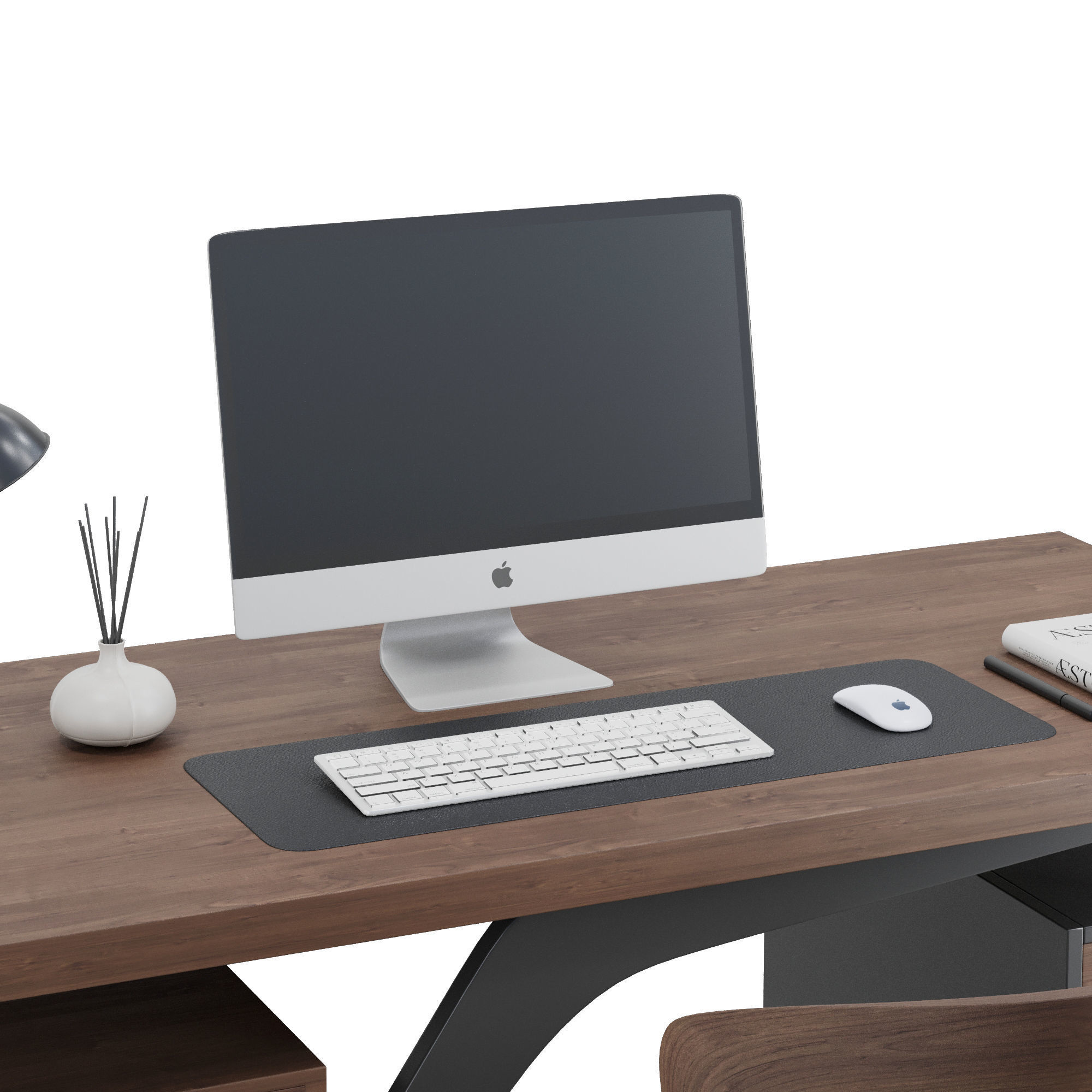 Office furniture set2 3D model_6