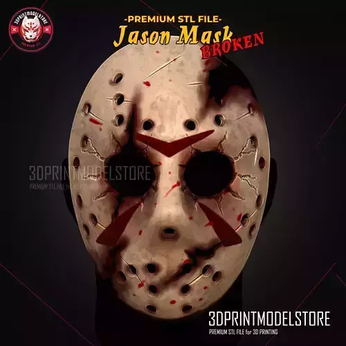 Jason Mask Friday The 13th - Horror Halloween Cosplay 3D print model