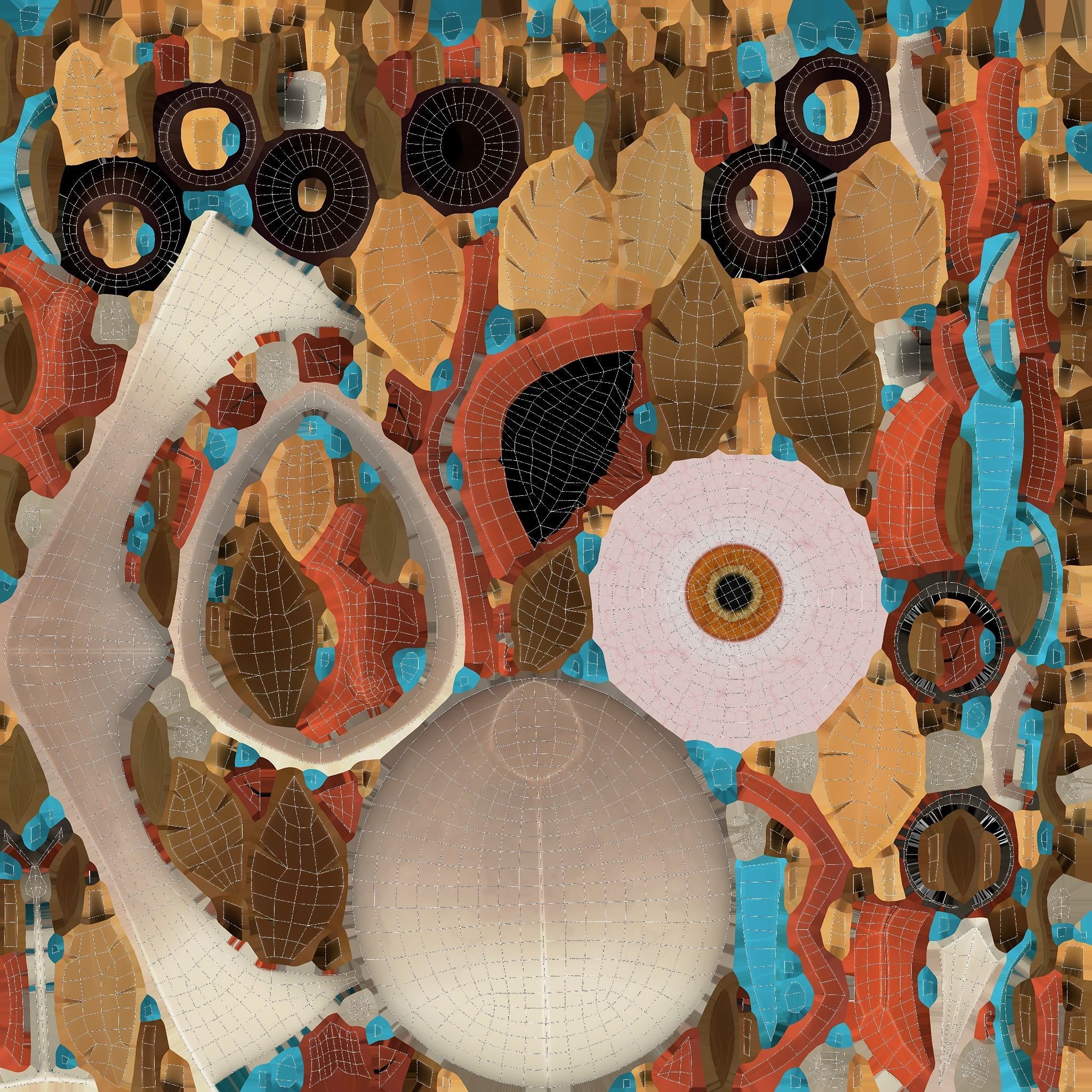 Stylized Character Druid 6 Low-poly 3D model_22