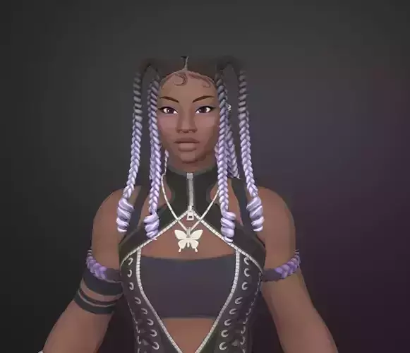 zuri fortnite 3D model
