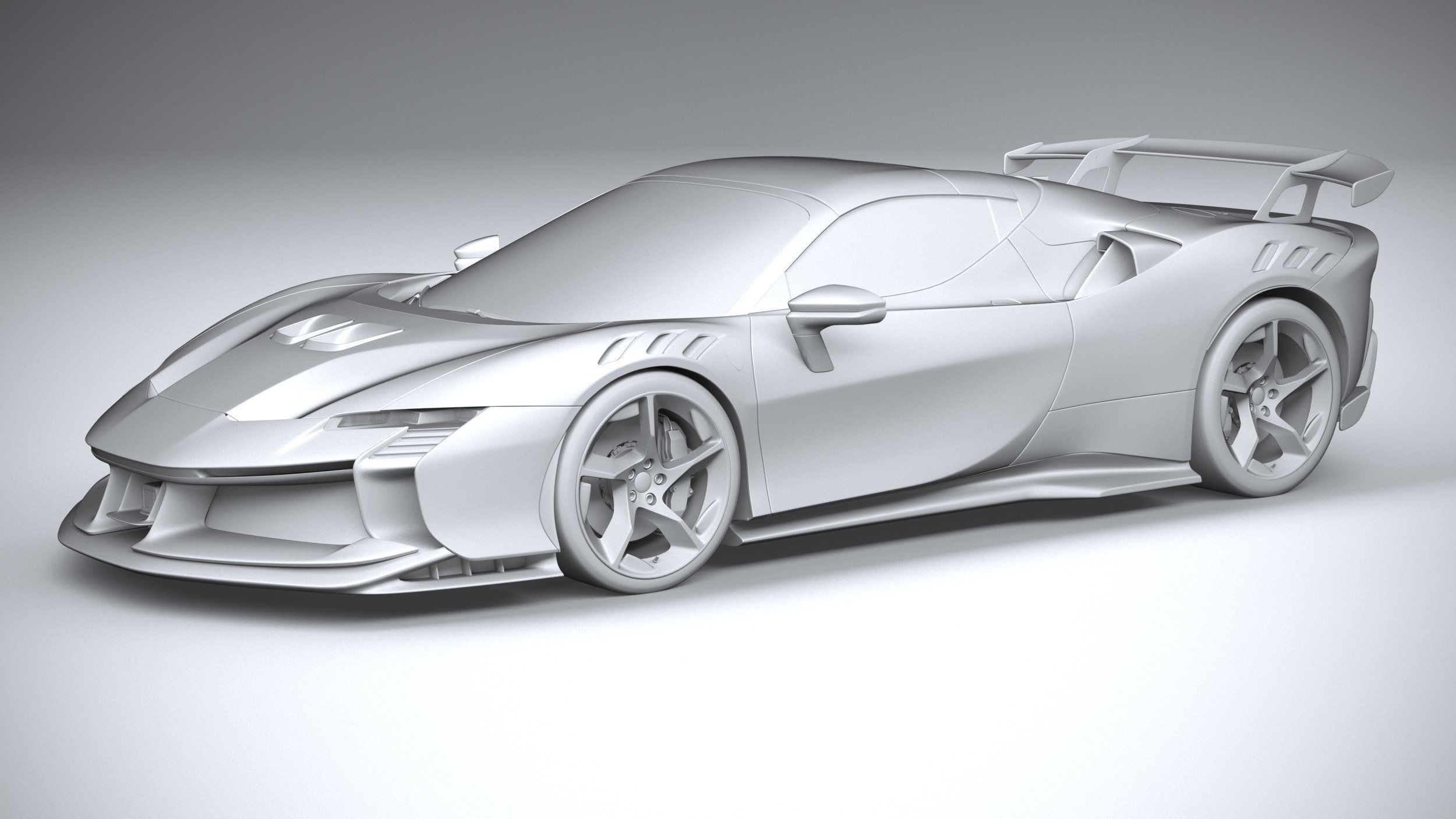 Ferrari SF90 XX Spider 2024 3D model_19