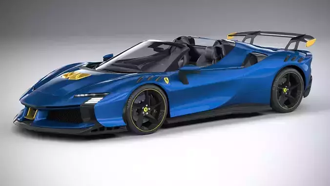Ferrari SF90 XX Spider 2024 3D model