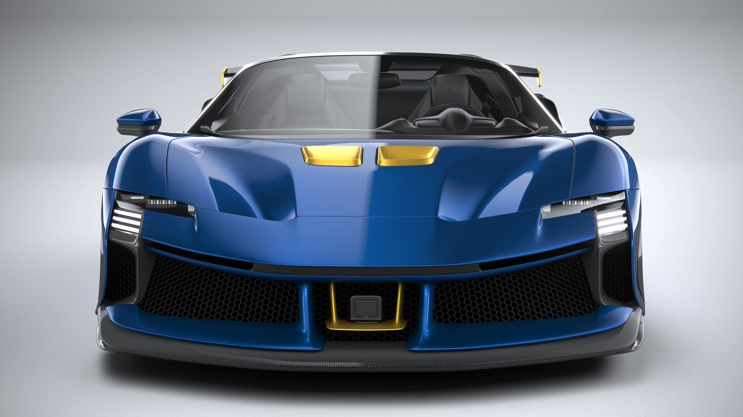 Ferrari SF90 XX Spider 2024 3D model_13