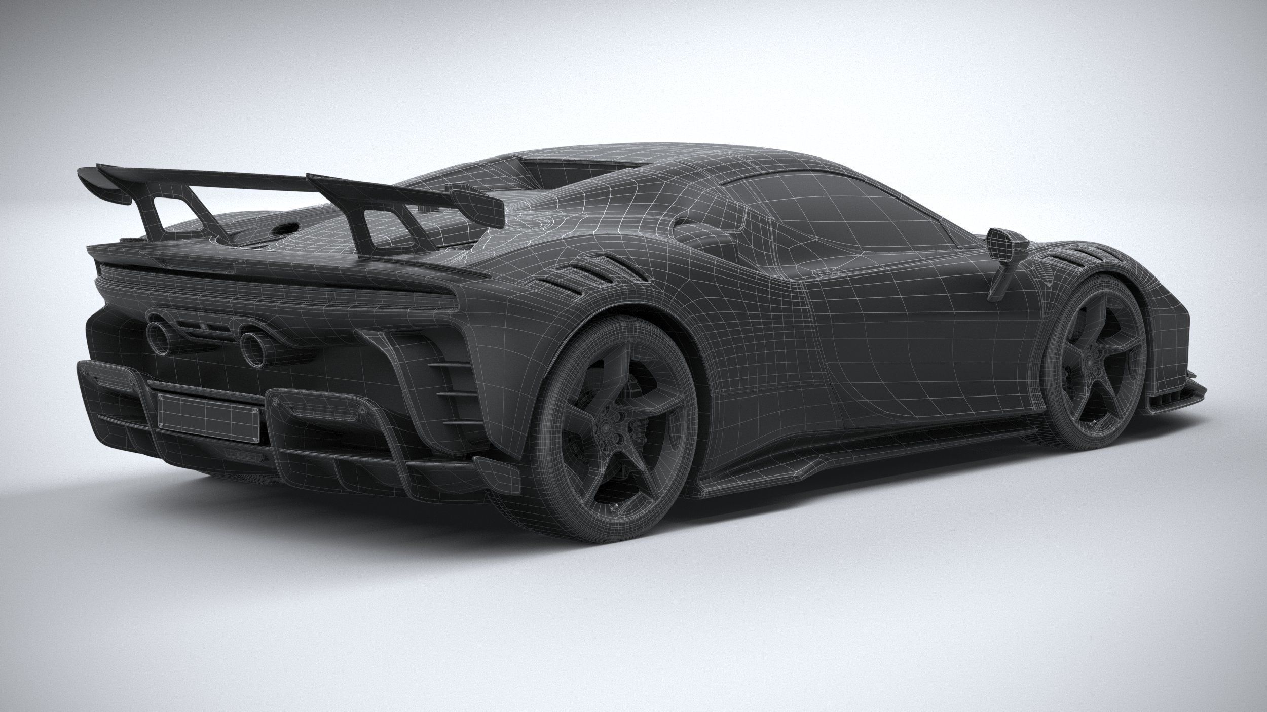 Ferrari SF90 XX Spider 2024 3D model_35