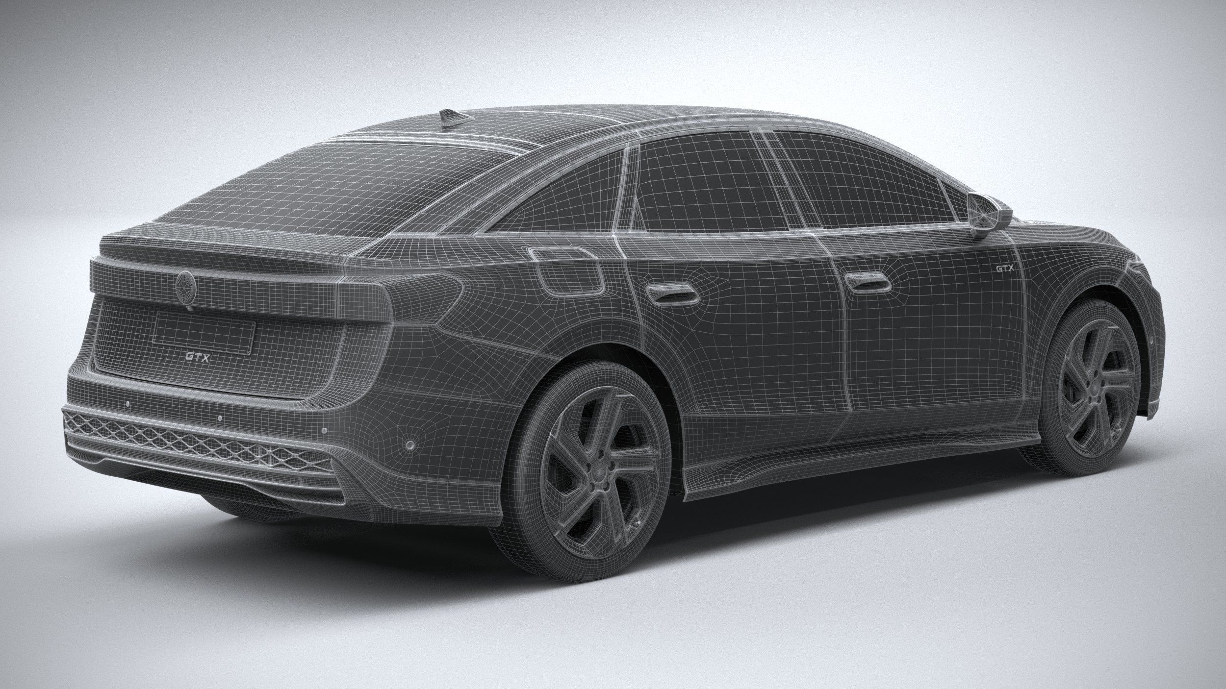 Volkswagen ID7 GTX 2025 3D model_27