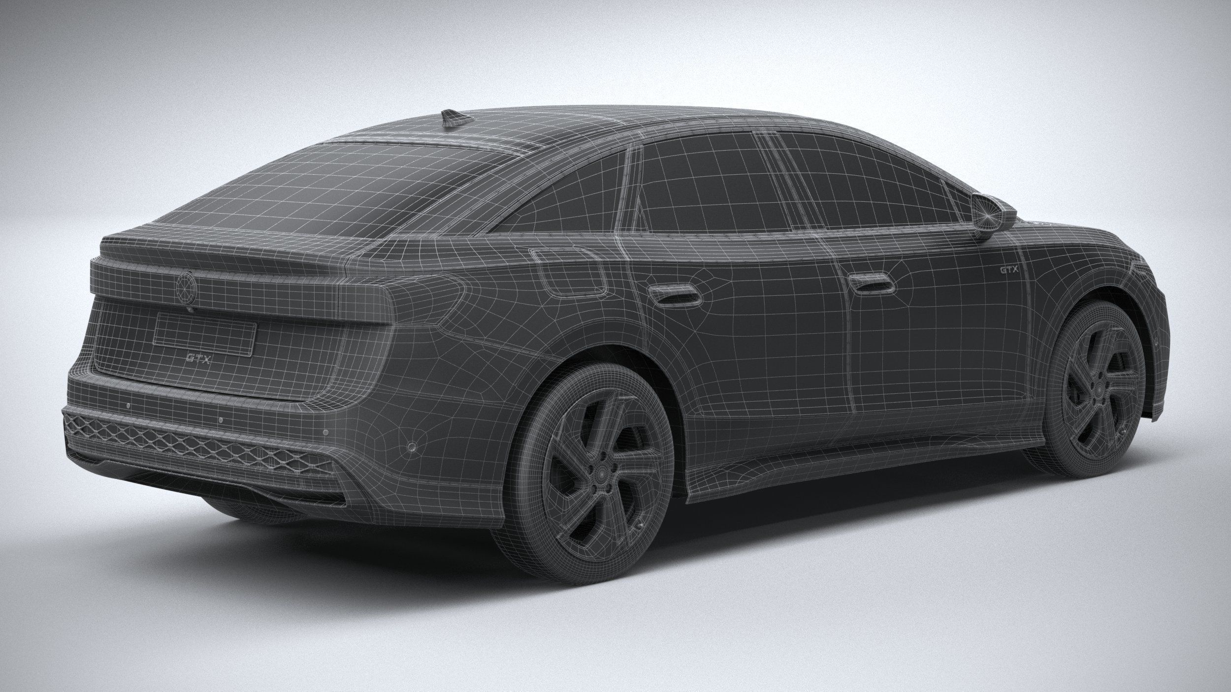 Volkswagen ID7 GTX 2025 3D model_29