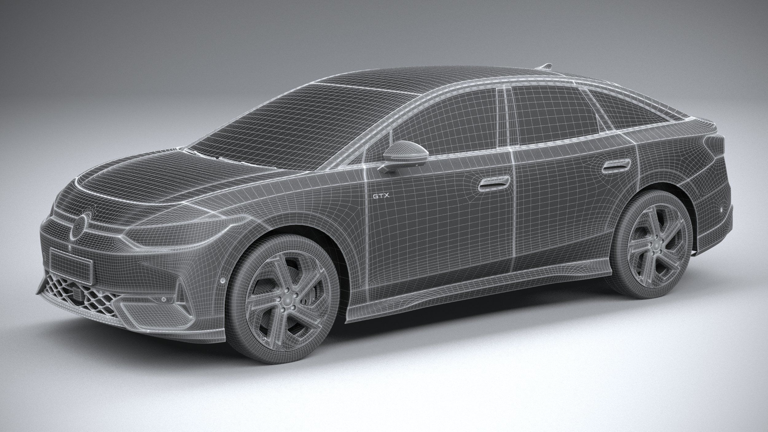 Volkswagen ID7 GTX 2025 3D model_26