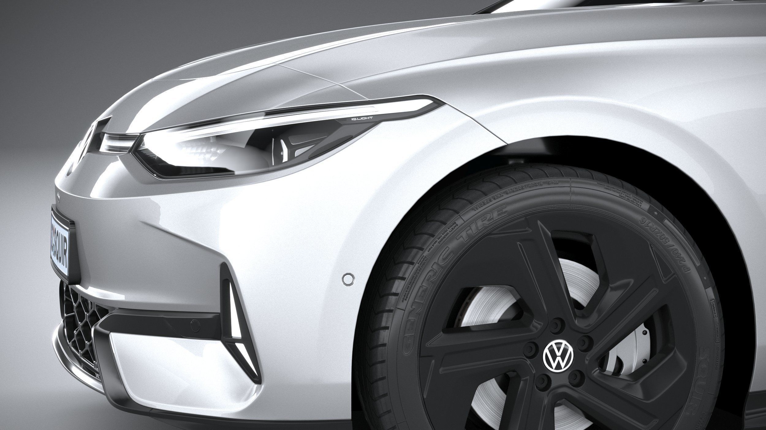 Volkswagen ID7 GTX 2025 3D model_3